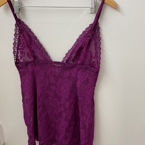 Rare!! Victoria's secret vintage purple cami sexy laced top - Picture 8 of 8